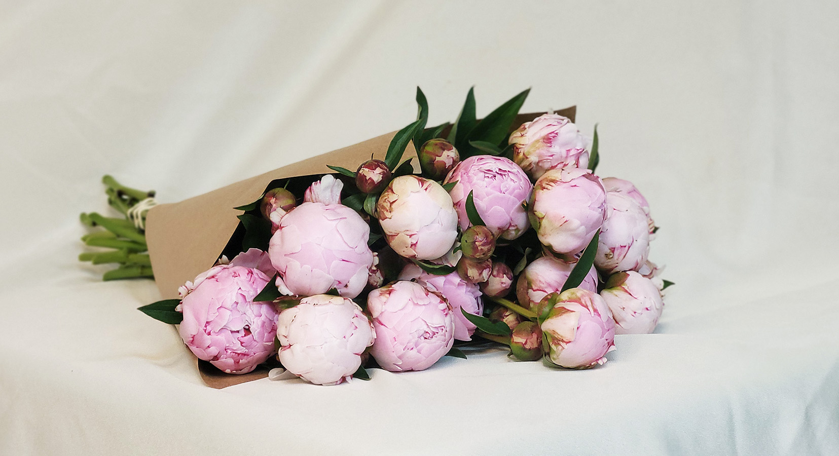 Fresh peony bouquet